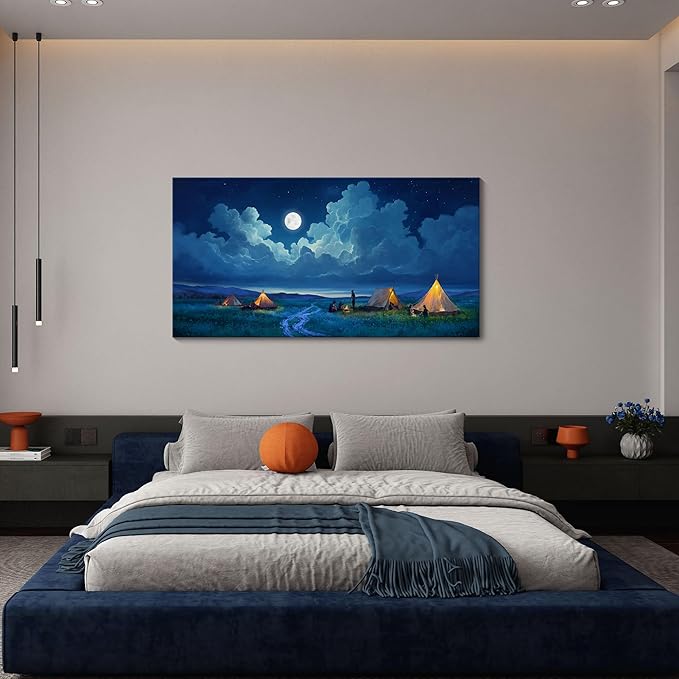 YDYSUNE Landscape Wall Art - Nature Artwork for Walls - Scenery Canvas Wall Art - Forest Painting for Living Room - Rustic Farmhouse Decor - Wall Pictures for Bedroom 20횞40IN