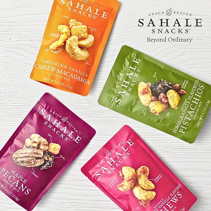 Sahale Snacks Berry Macaroon Almond Trail Mix, 7 oz Pouches (1 Pack) - Dry-Roasted Deluxe Mixed Nuts - Coconut, Blueberries & Apples - Non-GMO, Kosher Trail Mix & Certified Gluten-Free Snacks