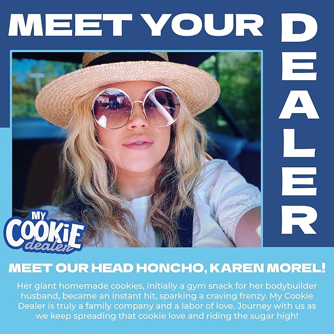 My Cookie Dealer Protein Cookies, Bite-Sized Crunchy Chocolate Chip (5oz, Pack of 3) - 25g Protein per Bag - Individually Wrapped Workout Snacks for On-The-Go Travel, Vegan