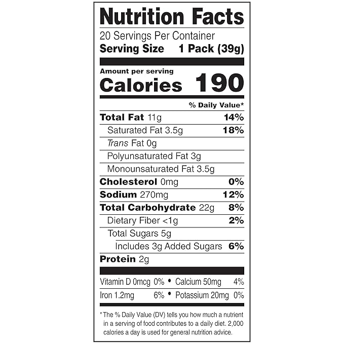 Lance Sandwich Crackers, Captain's Wafers Cream Cheese & Chives, 20 Count Box (Pack of 6)