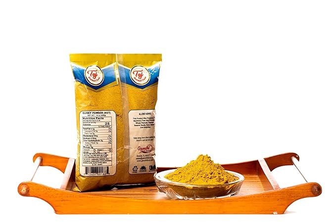 TAJ Hot Curry Powder 11-Blend Mix, 14-Ounce