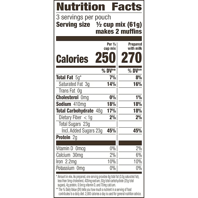 Betty Crocker Triple Berry Muffin Mix, 6.5 oz. (Pack of 9)