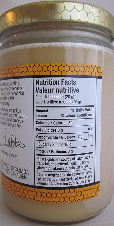 Dutchman's Gold Raw Honey 6.6 lbs - Unfiltered - Non-pasteurized - Kosher