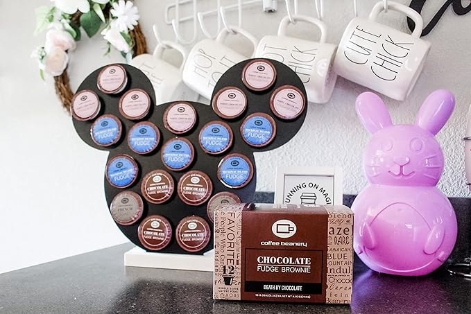 Chocolate Fudge Brownie Coffee Pods by Coffee Beanery | 12ct Medium Roast Arbica Coffee