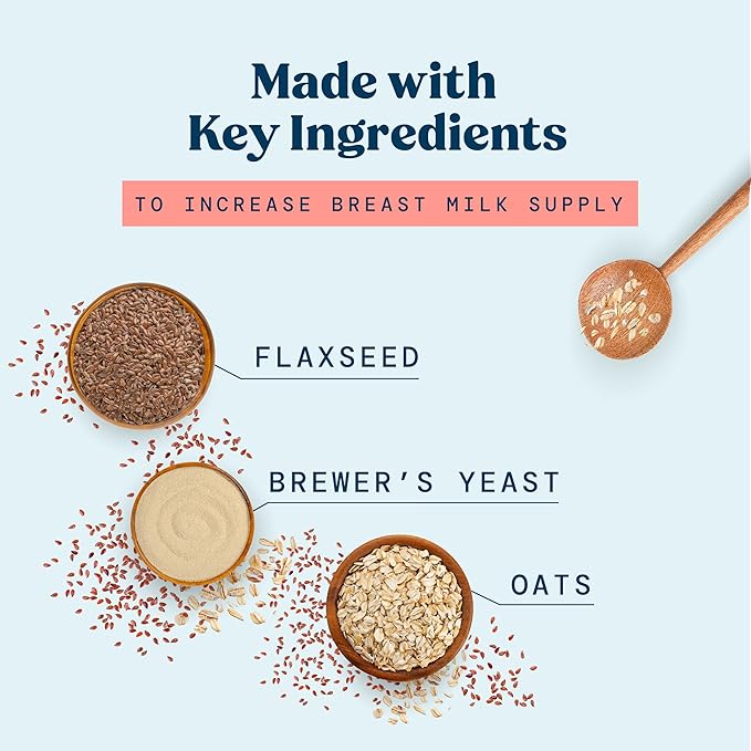 Lactation Cookies Mix - Chocolate Butterscotch Brownies Breastfeeding Cookie Supplement Support for Breast Milk Supply Increase - 24 ounces
