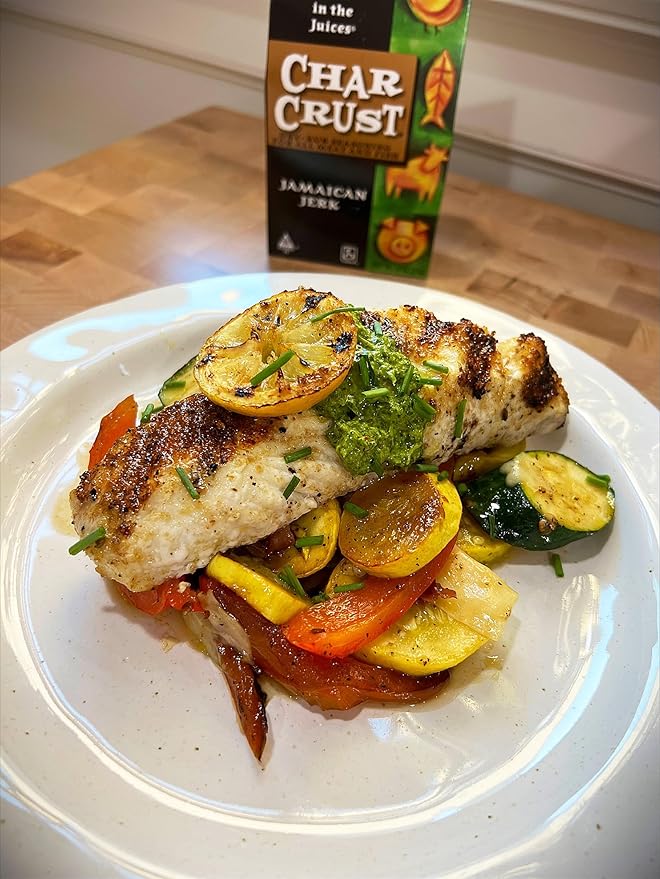 Char Crust Dry-Rub Seasonings Jamaican Jerk | All-in-one seasonings | Perfect for Chicken, Shrimp, Salmon, Pork | Signature Crust that Seals in the Juices, 4 Ounce (Pack of 6)