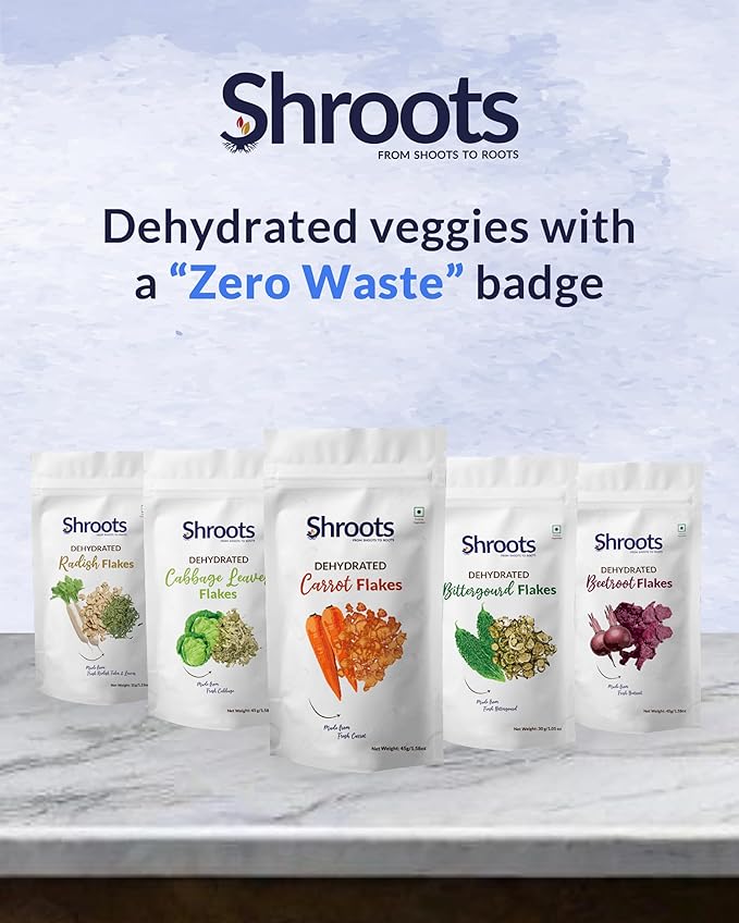 SHROOTS Dried Ginger Flakes ??Organic Substitute for Fresh Ginger Ready to Mix & Consume Supports Digestion & Immunity Non-GMO Premium Spice & Seasoning for Baking, Cooking & Tea ??1.59 oz (Pack of 1)