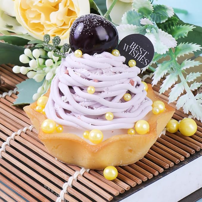Yellow Sprinkles for Cake Decorating, Pearl Sugar in Mix Sizes 130g/4.6oz, Baking Cupcakes, Donuts, Macarons Baking Toppings, Wedding Celebration Birthday Party Supplies