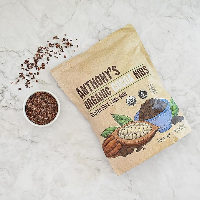 Anthony's Organic Cacao Cocoa Nibs, 2 lb