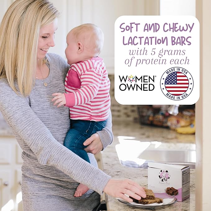 Bessie?셲 Best Lactation Cookies | Dairy Free Lactation Cookies | Oatmeal Peanut Butter Chocolate Chip | Increase Milk Supply | Breastmilk Boosting Cookies | Breastfeeding Snacks | 3 Dozen