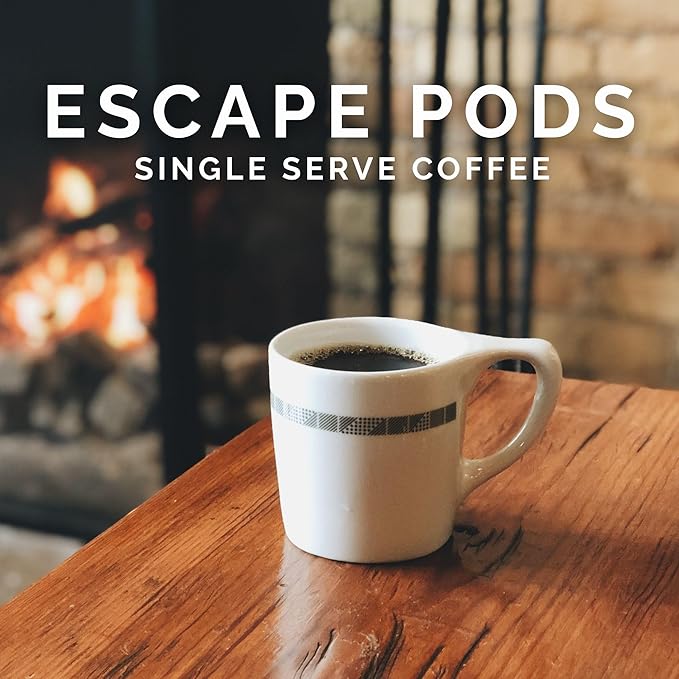 Stone Creek Coffee Light Roast Escape Pods, Ground Coffee Pods – (12 Count, Pack of 1) – Smooth and Fresh Colombian Coffee with Juicy & Citrus Tasting Notes - Boneshaker Colombia