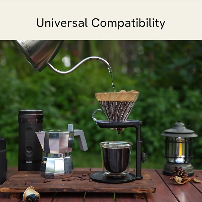 OutIn Detachable Universal Coffee Stand,Portable Espresso Machine Stand,Pour Over Coffee Stand Easy to Carry