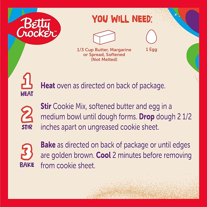 Betty Crocker Cinnamon Toast Crunch Cookie Mix, Made with Cinnadust, 12.6 oz