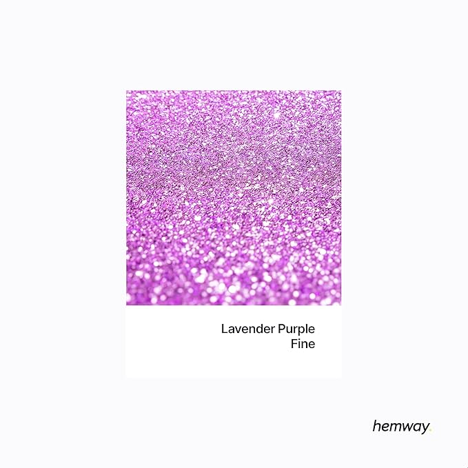 Hemway Premium Glitter Shaker - Lavender Purple | 130g Fine Metallic Flake Sequins for Resin & Epoxy Crafts | Craft Supplies for Tumblers, Festival, Art