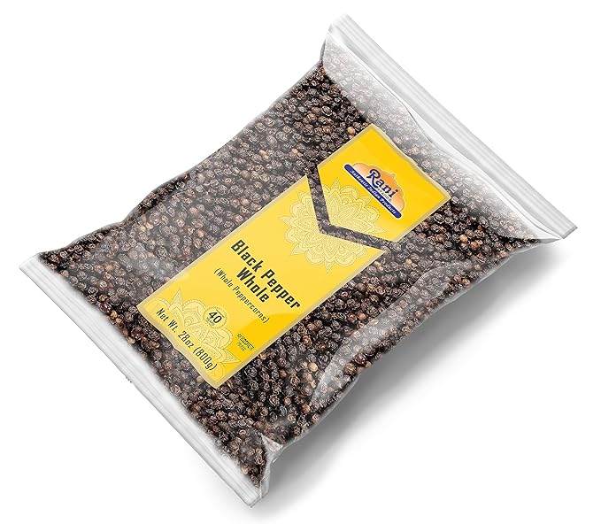 Rani Black Pepper Whole (Peppercorns), Premium MG-1 Grade 28oz (1.75lbs) 800g ~ All Natural | Gluten Friendly | Non-GMO | Kosher | Product of Vietnam | Perfect size for Grinders!