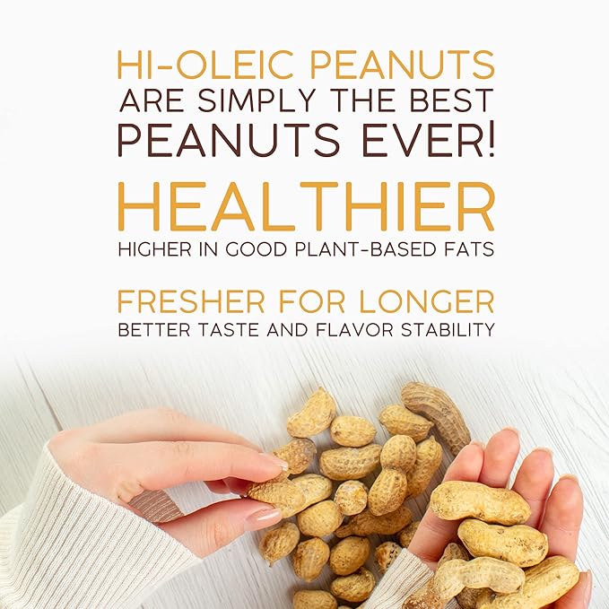 Pasokin Premium Dry Roasted Jumbo Peanuts, Unsalted, NON GMO Verified, Kosher, Keto Friendly, High Protein Snack, Vegan and Gluten Free, 10 oz (10)