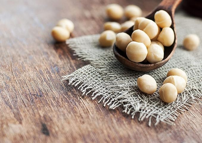 Food to Live Organic Whole Macadamia Nuts, 18 Pounds – Non-GMO, Raw, Shelled, Unsalted, Kosher, Vegan, Bulk. Keto Snack. Buttery Flavor. Good Source of Fiber, Healthy Fats. Perfect for Desserts.