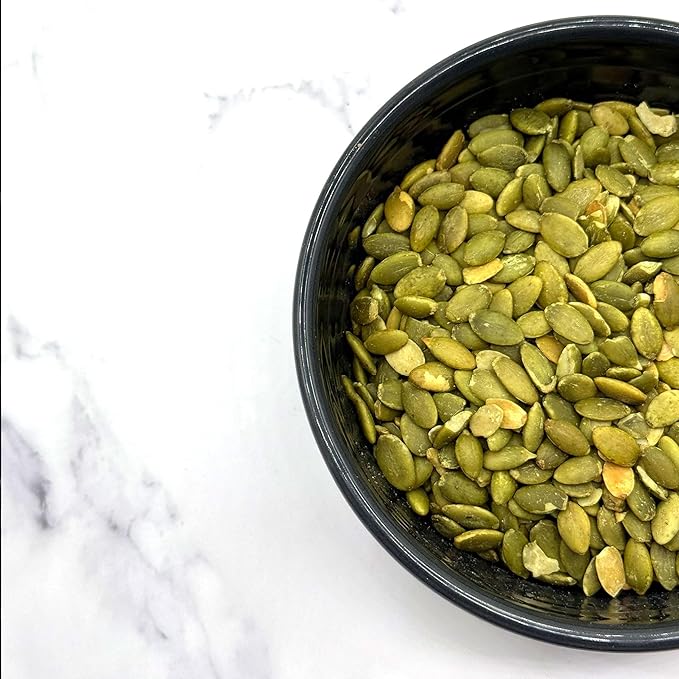 Pepitas (Pumpkin Seeds), Roasted & Salted - Jerry’s Nut House: Premium Nuts, Dried Fruit, and Assorted Snacks - 8oz