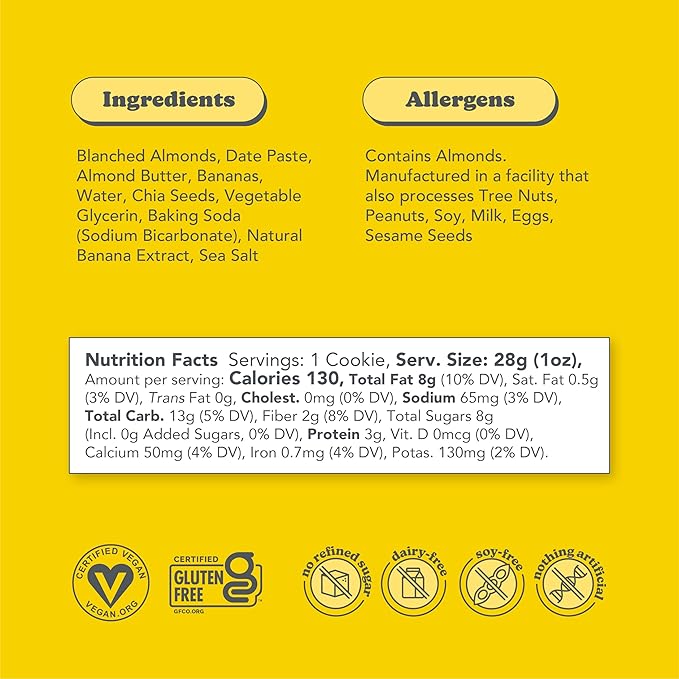 Love + Chew, Variety Pack of Minis - 16 Count - Tasty Gluten Free Cookies - Vegan - Healthy, Paleo, Non GMO Snacks - Individually Wrapped, Soft Baked Cookies - Made from High Protein Almonds - 1 Ounce Each