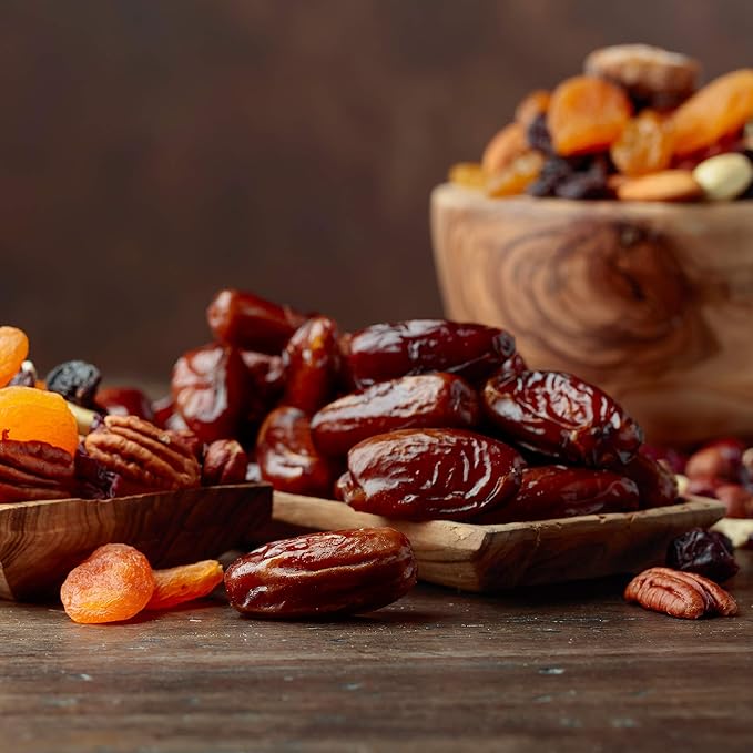 Traina Home Grown California Dried Pitted Dates - Healthy, No Added Sugar, Non GMO, Kosher Certified, Vegan, Value Size (5 lbs)