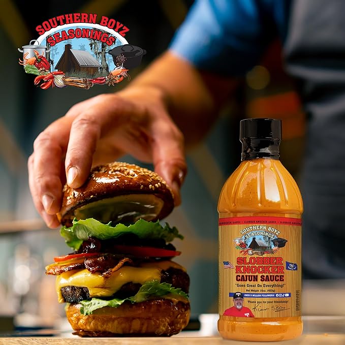 Slobber Knocker Cajun Sauce, 16 oz