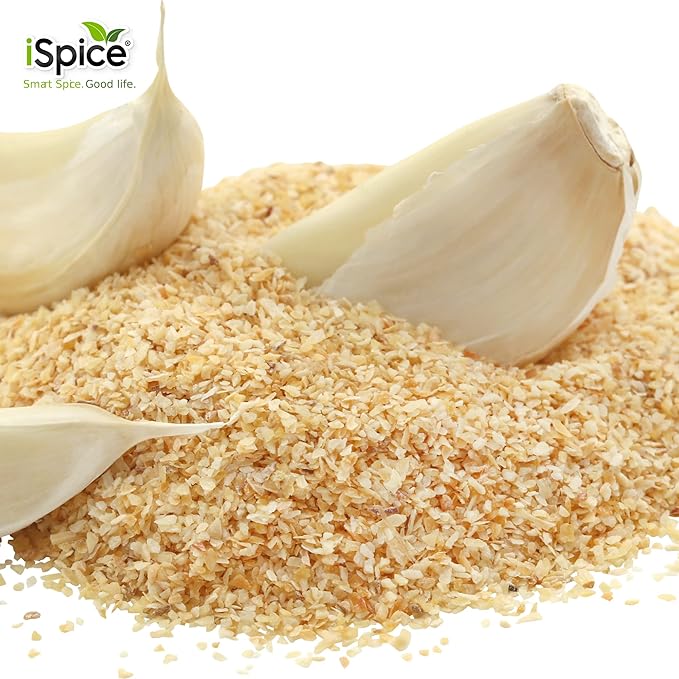 iSpice GARLIC GRANULATED | Ready to use | Premium Quality | 7.35oz (208g)
