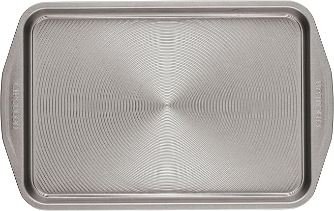 Circulon Total Bakeware Set Nonstick Cookie Baking Sheets, 2 Piece, Gray