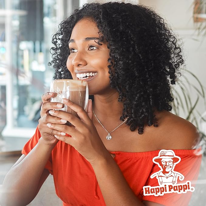Happi Pappi - Signature Hot Cocoa Mix, Milk-Based Rich Smooth and Creamy Cocoa Powder for Instant Drinks & Baking, Indulgent Chocolate Treats for Cozy Nights - 16 oz Bag