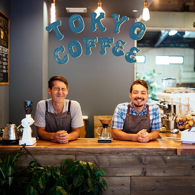 TOKYO COFFEE Organic Blend, Medium Roast Whole Bean Coffee from Japan - 12oz Bag - Sweet and Smooth Signature Blend made with 100% Arabica Beans