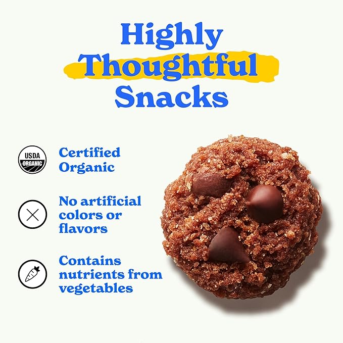 MadeGood Double Chocolate Soft Baked Mini Cookies (30 Count - 0.85 Oz Each) Allergy Friendly, Gluten Free and Organic Delicious Chocolate Snacks