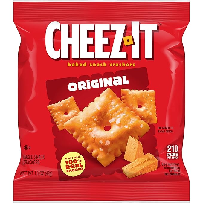 Cheez-It Crackers, Original, 1.5oz (60 Count)
