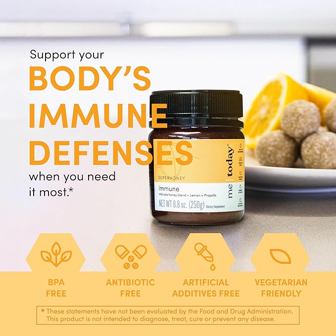 Me Today - Mānuka Honey Blend with Lemon & Propolis, from New Zealand (250g/8.8oz)