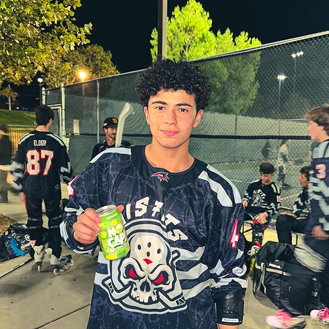 No Cap! Healthy Soda, Zero Sugar Soda Pop Drink, Zero Calories | Caffeine Free, Vegan, Gluten Free, For Kids & Adults 12 Oz, 12 Pack (Apple Rizz)