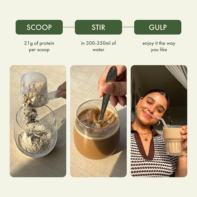 No-Nonsense Plant Protein, 21g Organic Brown Rice & Pea Isolate, Plant Based, Vegan, Gluten/Dairy Free, Sugar Free, Vanilla Latte, 1.1lb (1pk, 13 Servings)
