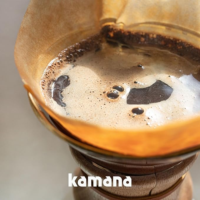 Kamana Caffeine Free Coffee Alternative - 100% Mesquite, Medium Roast Coffee Substitute - Smooth & Rich, Low Acid Superfood Adaptogen Drink for Immunity, Gut Health, Energy and Focus (28 Servings)