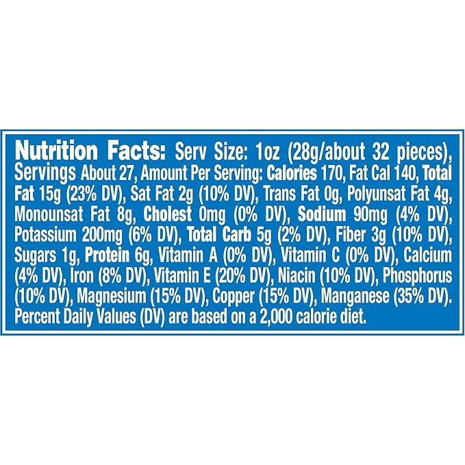 PLANTERS Salted Mixed Nuts, Party Snacks, Plant-Based Protein, 27 Oz Canister (Pack of 2)