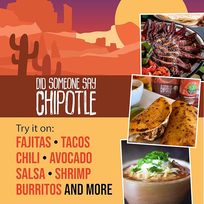 Flavor Seed Organic Fajita Seasoning, Did Someone Say Chipotle (Resealable Pouch)