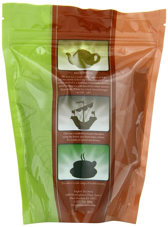 Peach Apricot White Tea - 2oz | Loose Leaf Tea | Light and Fruity Blend with Real Peach and Apricot Flavor | Delicate Floral Notes | Resealable Pouch | Summer Iced Tea or Hot Brew