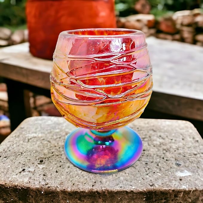 Authentic Mexican Tequila Hand Blown Shot Glasses - Set of 4-2 oz - Mini Glass Snifters - Heavy Base - Cognac (Diamond)