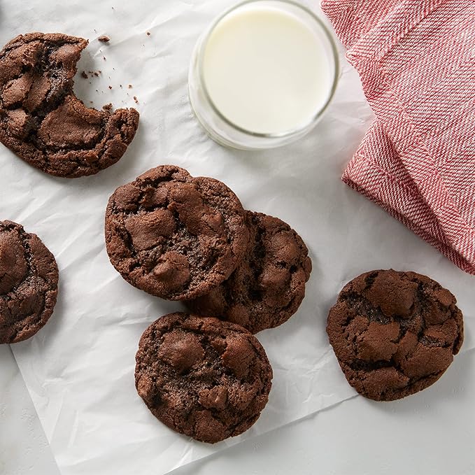 Betty Crocker Double Chocolate Chunk Cookies, Cookie Baking Mix, 17.5 oz (Pack of 12)
