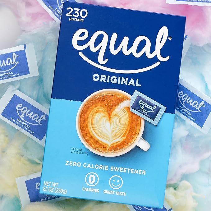 EQUAL 0 Calorie Sweetener, Sugar Substitute, Zero Calorie Sugar Alternative Sweetener Packets, Sugar Alternative, 230 Count, Pack of 3