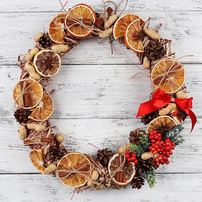 Dehydrated Dried Orange Slices | Orange Wheels | 45 + Servings Approx | 100% Natural No Added Sugars | For Cocktails, Wreath Making, Tea, Cakes, Decoration | Oranges For Cocktails | 3.5 OZ | 100 Grams