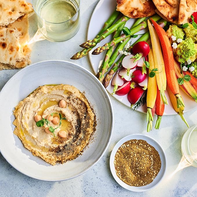 Portland Salt Co. Za?™atar Spice Blend w/Sea Salt ??Signature All-Purpose, Middle Eastern Seasoning & Rub - Non-GMO, 4 Oz (Pack of 1)