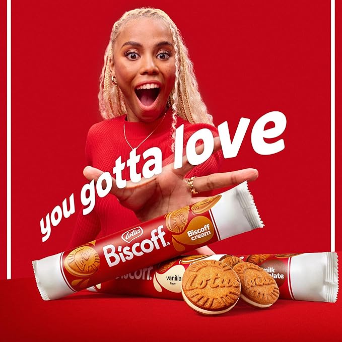 Lotus Biscoff Sandwich Cookies, Variety Pack, Biscoff Cream/Vanilla Cream/Milk Chocolate Cream, 15 Cookies per pack, 5.29 Ounces (Pack Of 6)