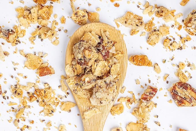 Struesli - Organic Original Granola Redefined | No Added Sweeteners, No Grains | Keto & Paleo Friendly | Gluten-Free, Grain-Free | Healthy Adult Snack | High-Fiber, Nutrient-Rich, Satisfying Crunch