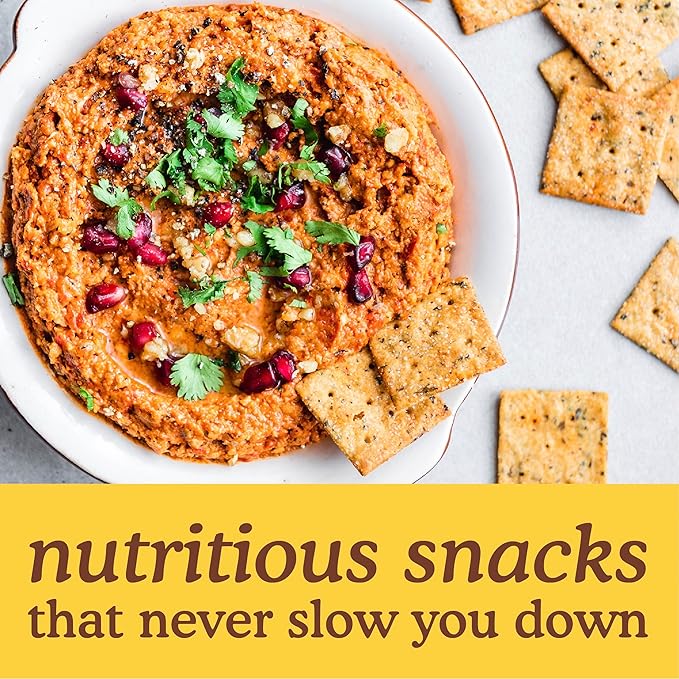 Simple Mills Almond Flour Crackers, Sundried Tomato & Basil - Gluten Free, Vegan, Healthy Snacks, Plant Based, 4.25 Ounce (Pack of 6)