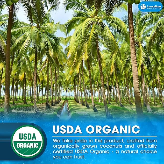 20oz (1.25 lbs) Organic Coconut Milk Powder, 100% Natural & Pure, Unsweetened, Perfect for Cake, Coffee, Tea, Creamer Alternative, No Additives, No Gluten, Vegan