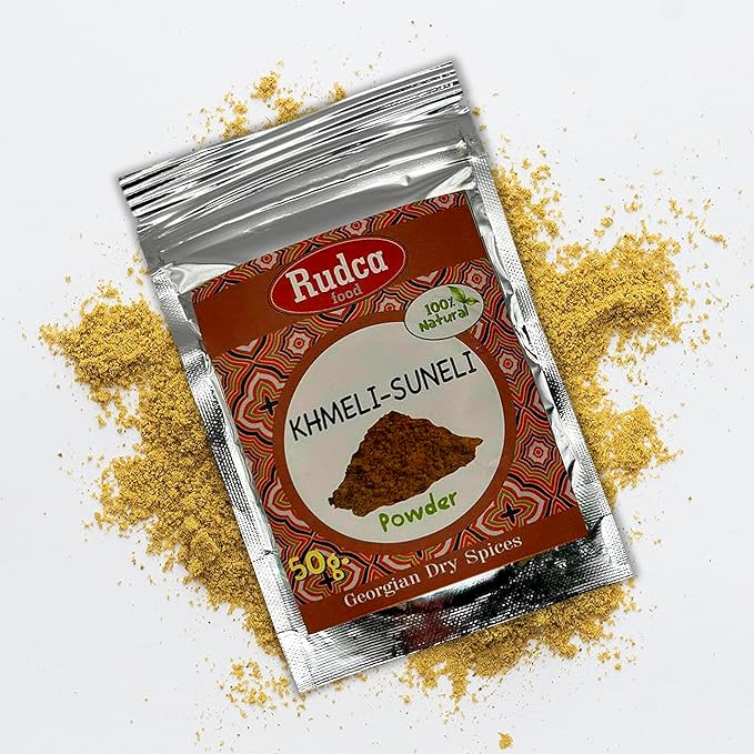 Rudca Food Khmeli Suneli, Spices, Georgian Dry Spice, Herbal Seasoning, Natural Organik, Delicious Spice from Georgia, New Seasoning, 50 gm.