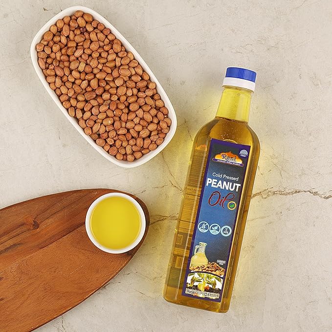 Rani Peanut Oil 33.8 Ounce (1 Liter) Cold Pressed | 100% Natural | NON-GMO | Kosher | Vegan | Gluten Free