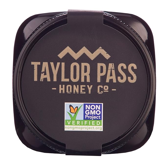 Taylor Pass Honey Co Native Flower | 100% Authentic Multifloral New Zealand Honey | Certified Non-GMO, Halal | Premium Gourmet Honey | BPA-Free Jar | 17.6 oz